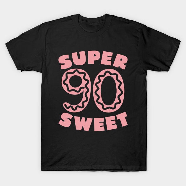 Super Sweet 90 Birthday Icing T-Shirt by colorsplash